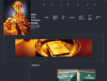 Tablet Screenshot of mainline-gold.com